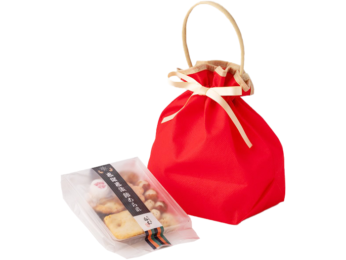 感謝感謝感激飴あられギフト 巾着 商品画像